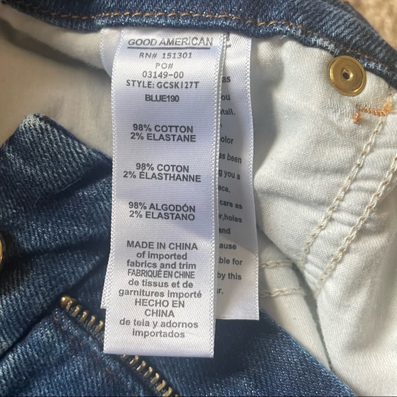 Good American - Good Curve High Waist Skinny Jeans - Picture 5 of 13